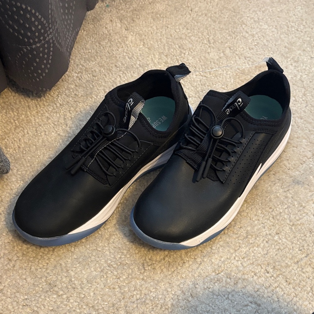 Clae Women's Black and White Sneakers